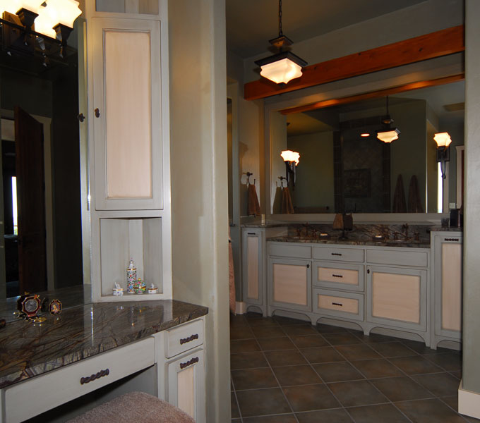 Photo of of part of master bath