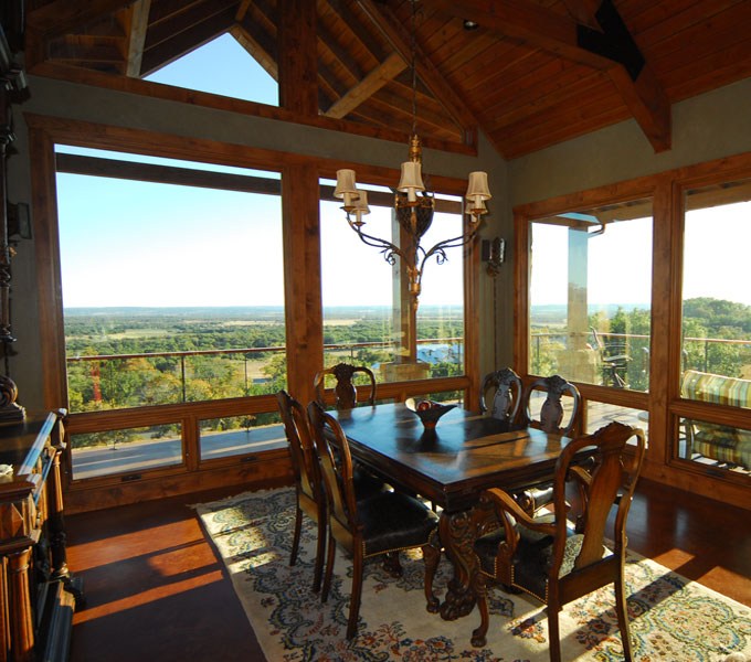 Photo of View from Fredericksburg home from dining room